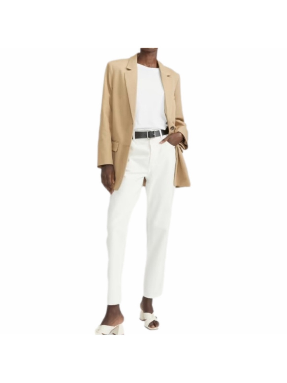 Everlane 90s Cheeky Jean Organic Cotton White 30